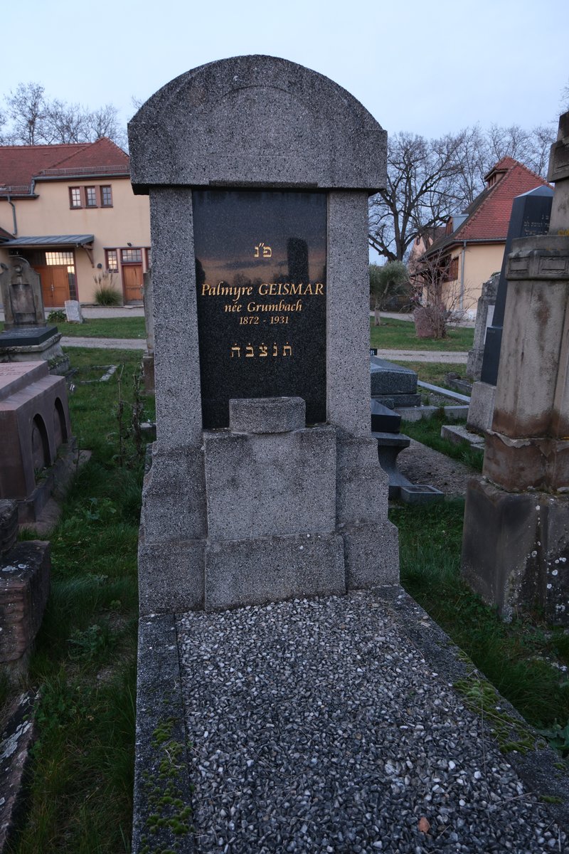 Grabstein von Geismar Palmyre