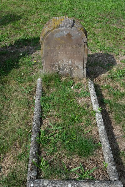 מַצֵּבה פון Falkenstein Abraham Maurice