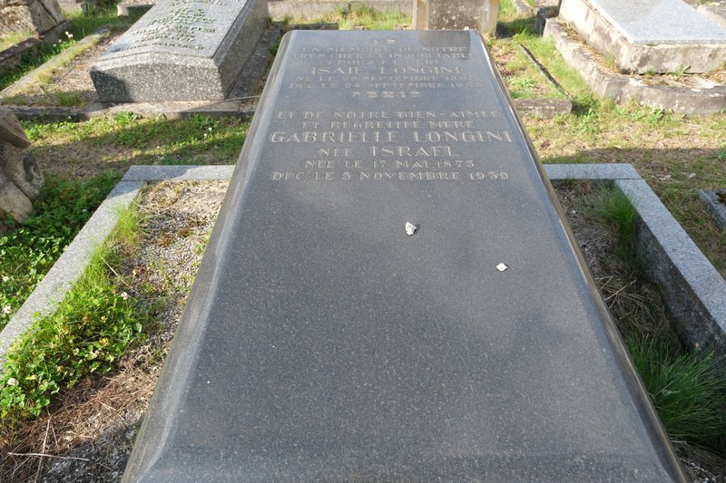 Grafsteen van Longini Gabrielle