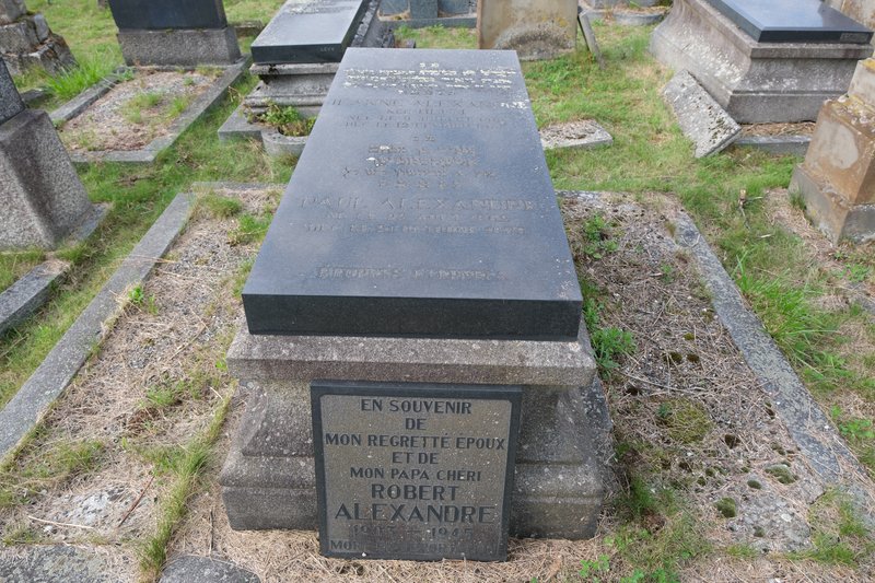 מַצֵּבה פון Alexandre Jeanne