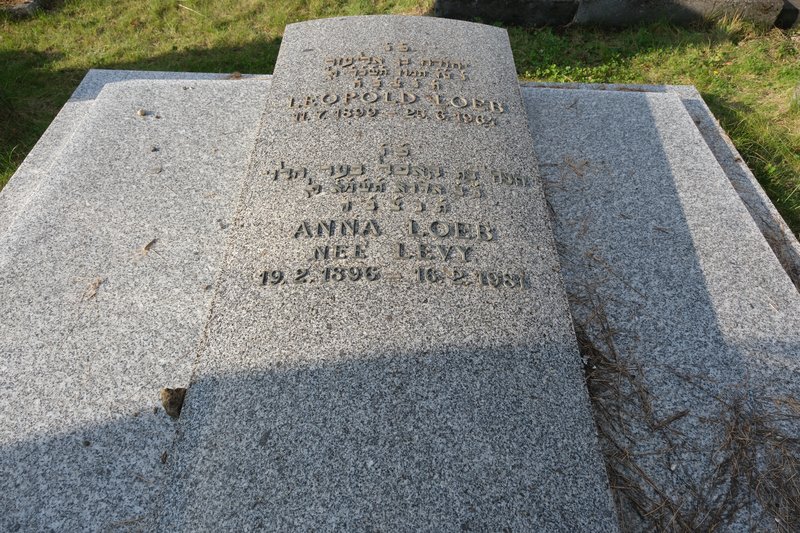 Loeb Léopold fejfája