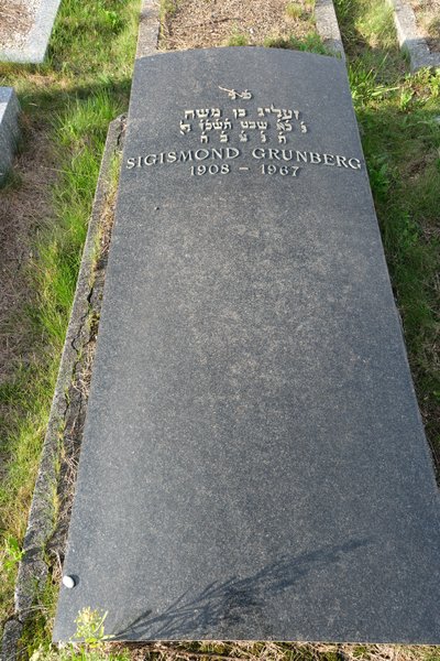 Grafsteen van Grunberg Sigismond