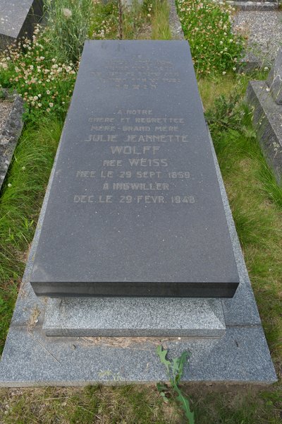 Stèle de Wolff Julie Jeannette