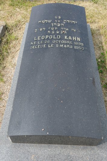 شاهدة قبر Kahn Léopold
