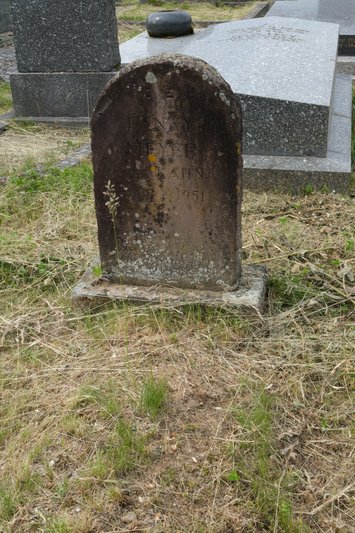 Lápide de Meyer Fanny