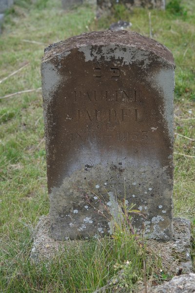 Jaudel Pauline fejfája