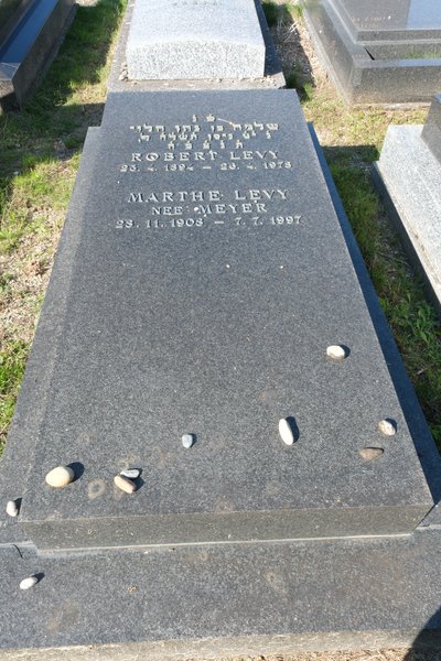 Lápide de Levy Robert