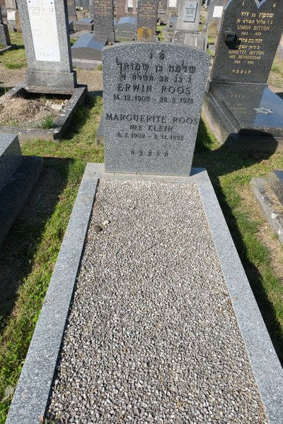 شاهدة قبر Roos Erwin