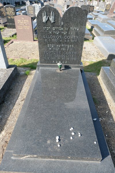 Cohen Salomon fejfája