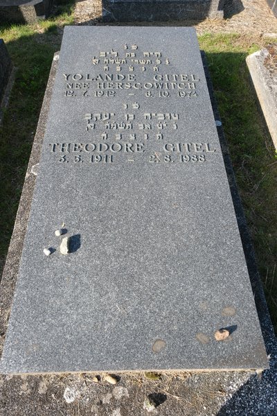 شاهدة قبر Gitel Théodore