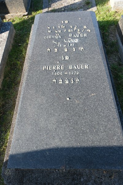 Tombstone of Bauer Germaine