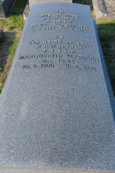Grabstein von Kosmann Paul