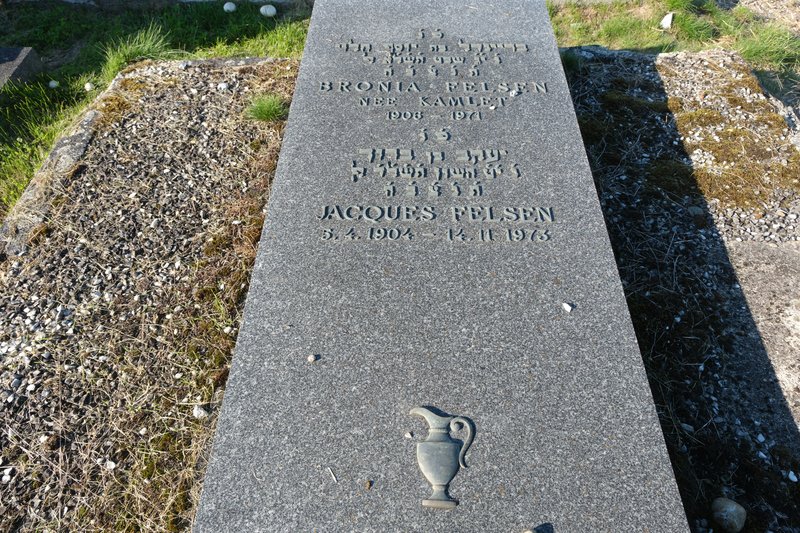 Grabstein von Felsen Bronia