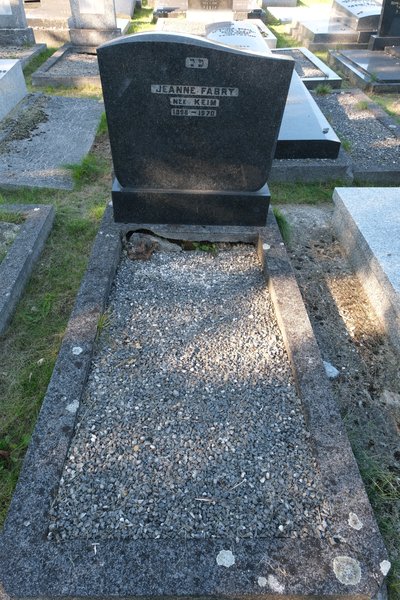 Tombstone of Fabry Jeanne