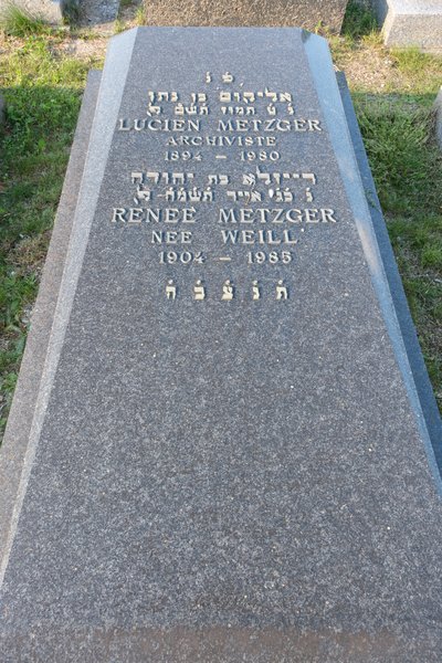 Надгробие Metzger Lucien