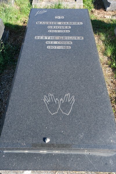 Stèle de Griguer Maurice Gabriel