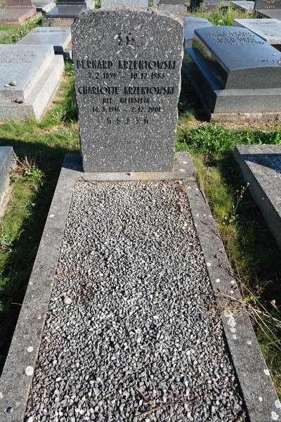 Lápide de Krezentowski Bernard