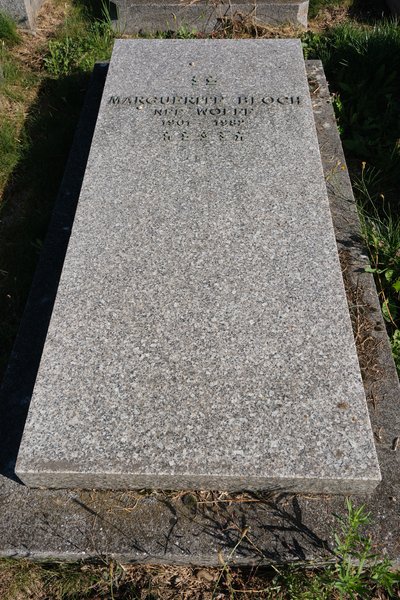 Grabstein von Bloch Marguerite