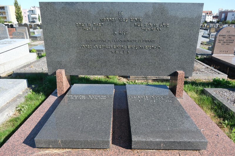 Grafsteen van Guthmann Juliette