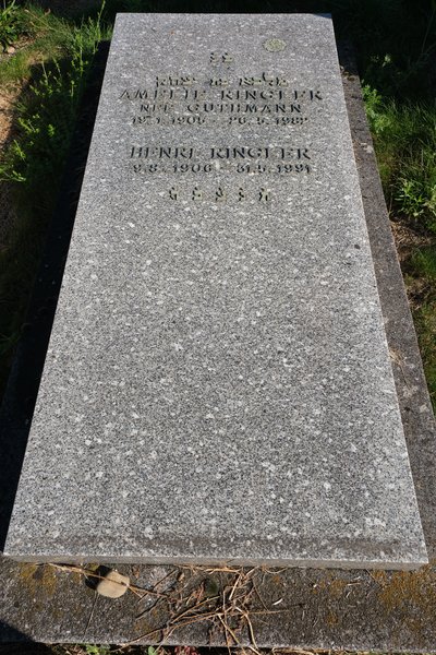 شاهدة قبر Ringler Amélie