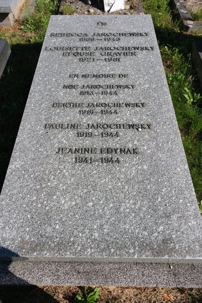 Stèle de Jarochewsky Rébecca