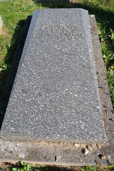 Lápide de Rosenthal Lina