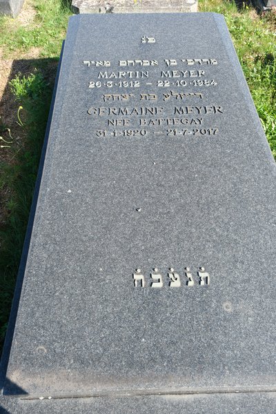 Stèle de Meyer Martin