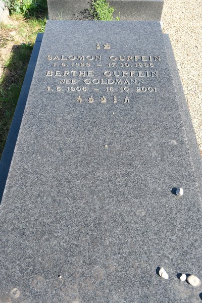 מצבת Gurfein Berthe