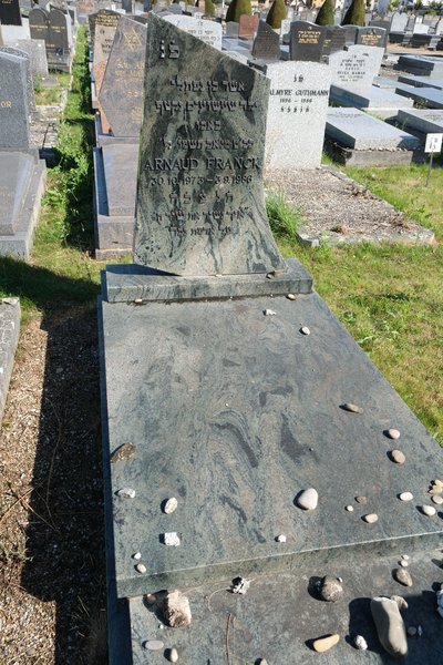Tombstone of Franck Arnaud