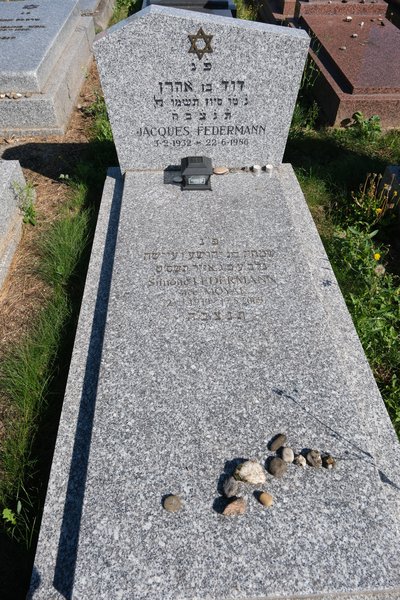 Federmann Jacques fejfája