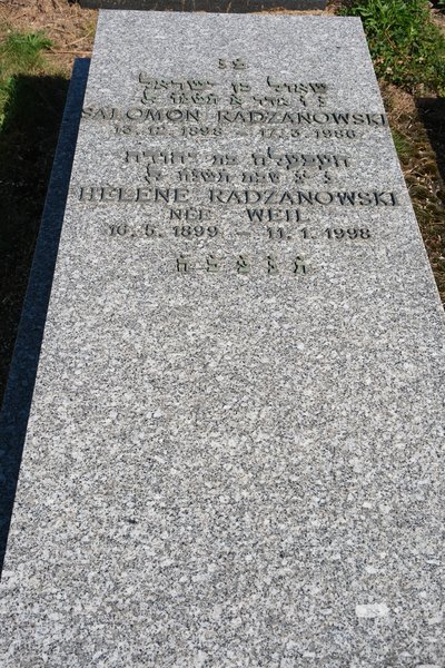 Radzanowski Salomon fejfája