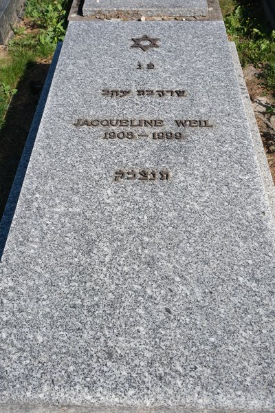 Tombstone of Weil Jacqueline