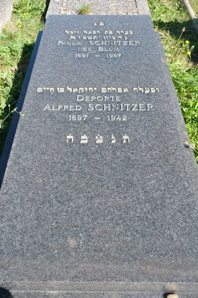 Lápide de Schnitzer Paula