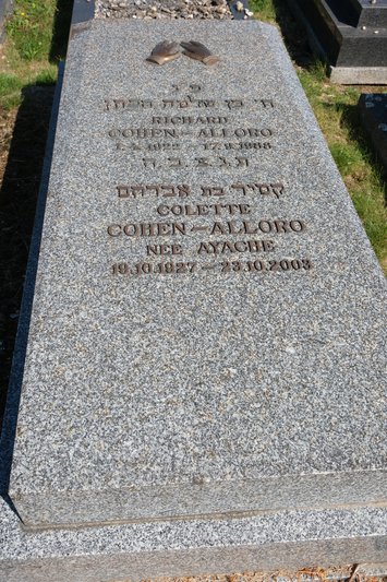 Grafsteen van Cohen-Alloro Colette