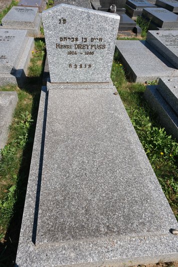 شاهدة قبر Dreyfuss Henri