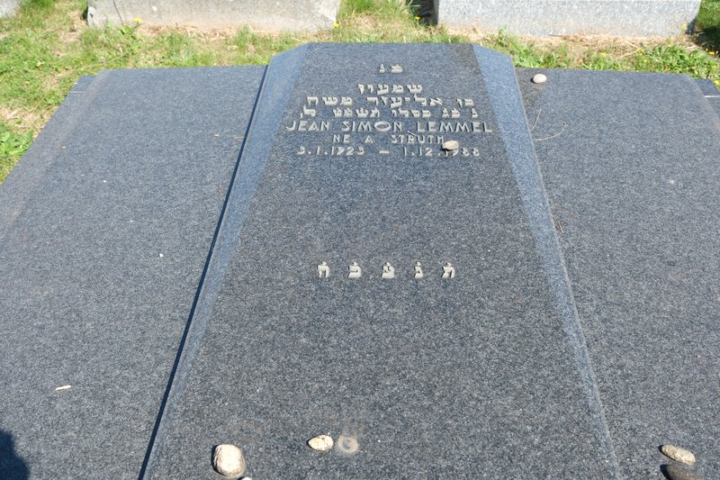 Lápide de Lemmel Jean Simon