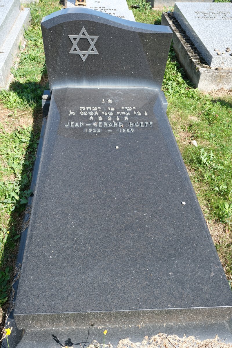 Lápide de Rueff Jean-Gérard