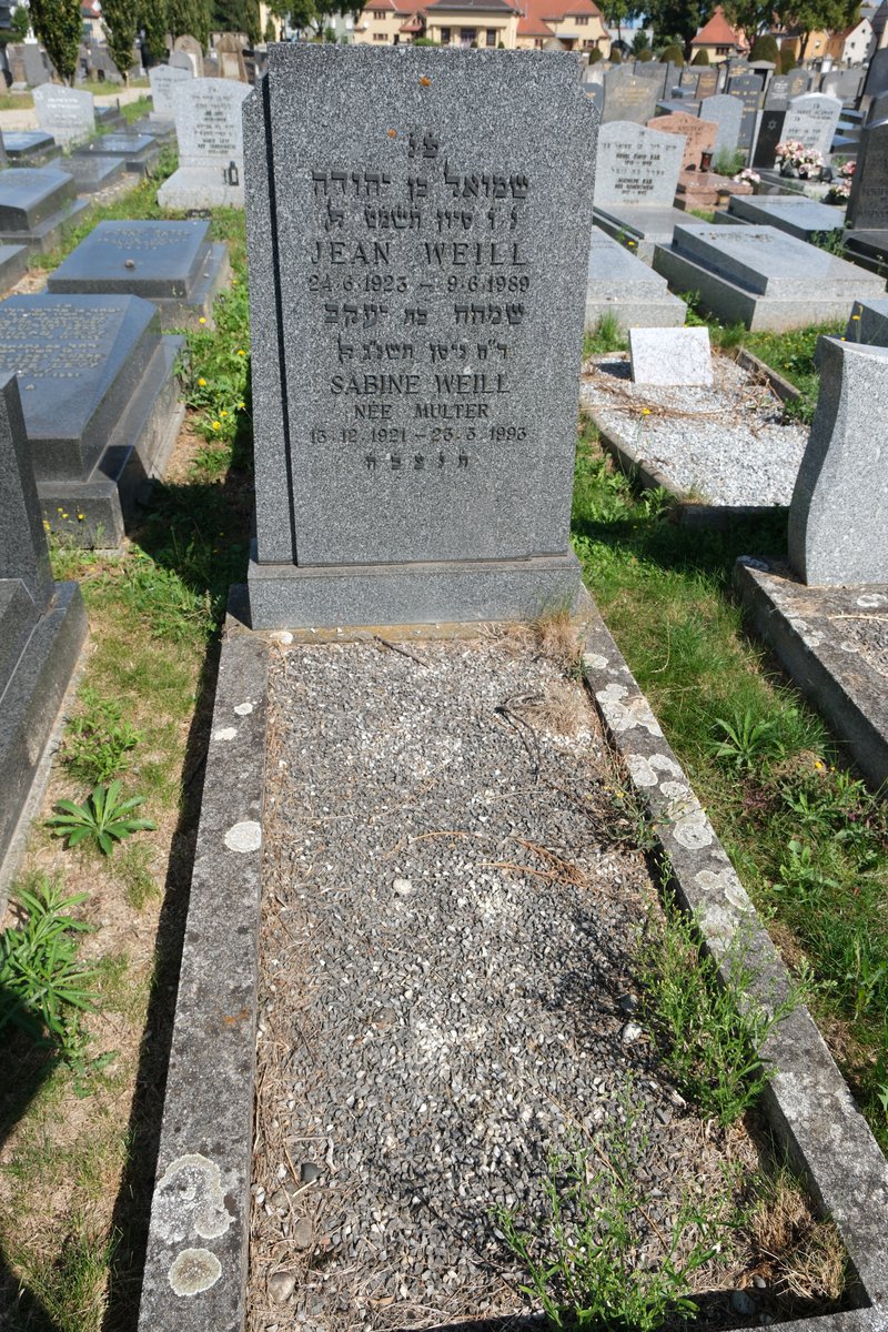 Grabstein von Weill Jean