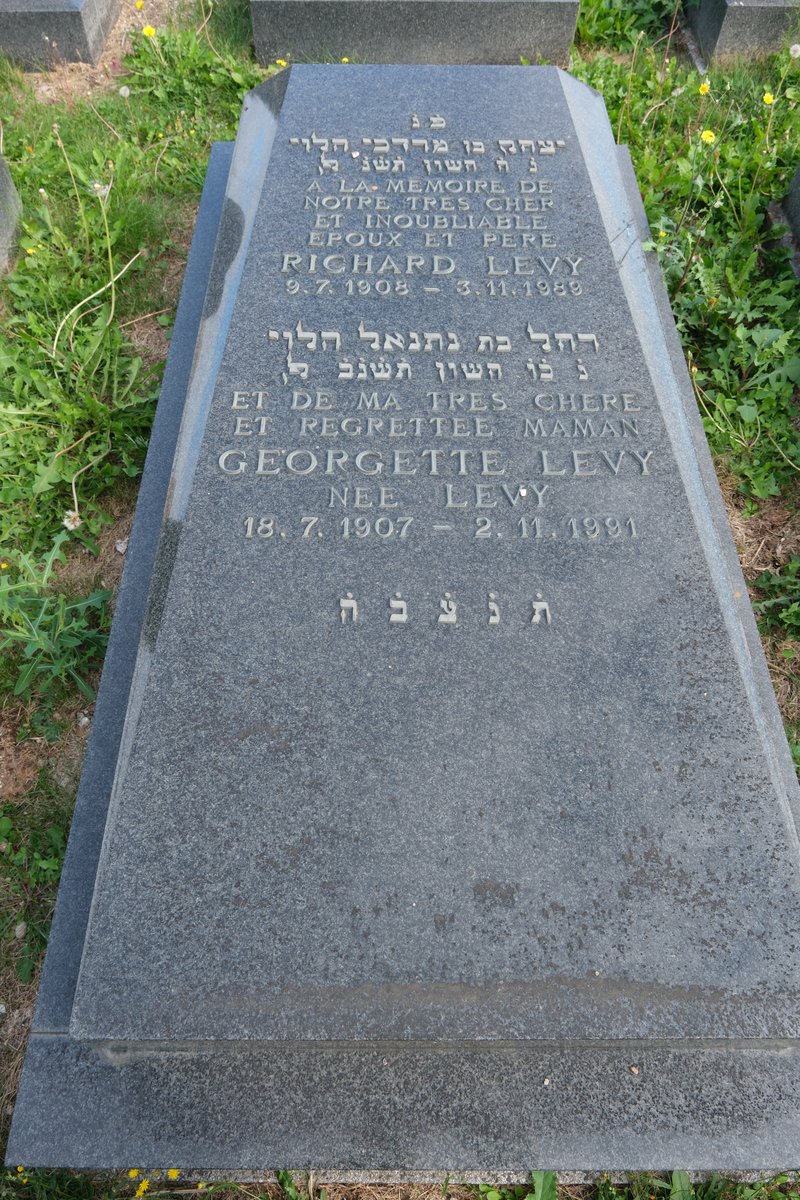 Grafsteen van Levy Georgette