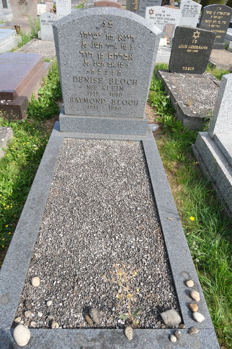 Grafsteen van Bloch Raymond