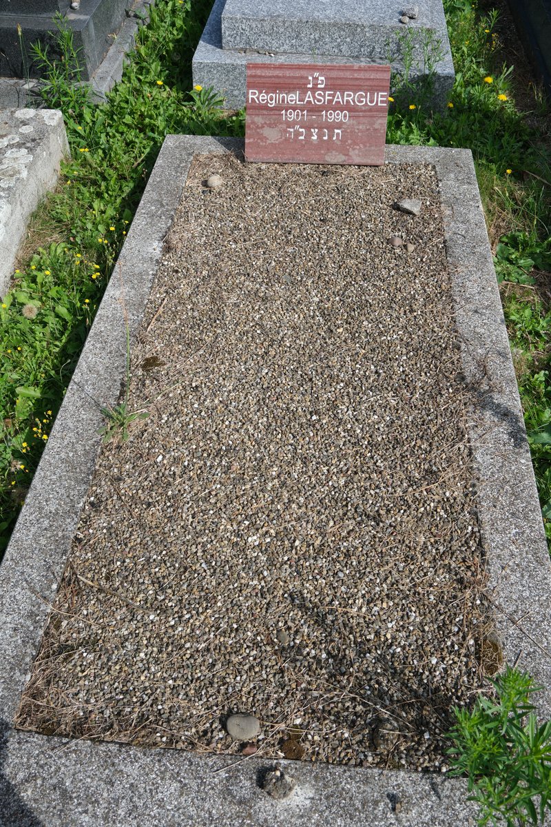 Grafsteen van Lasfargue Régine