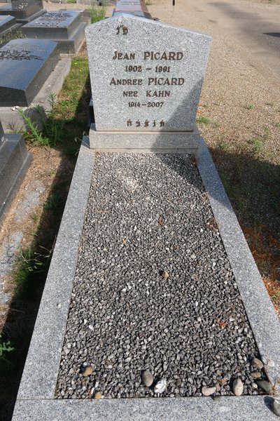 شاهدة قبر Picard Jean