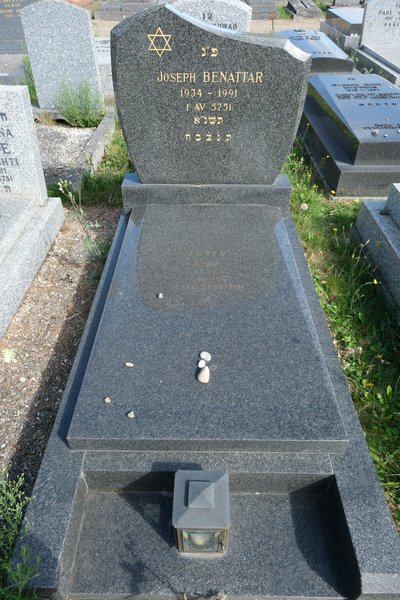 Benattar Joseph fejfája