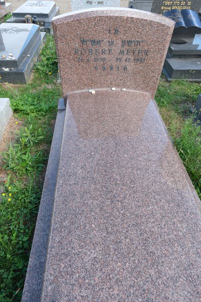 Meyer Robert fejfája