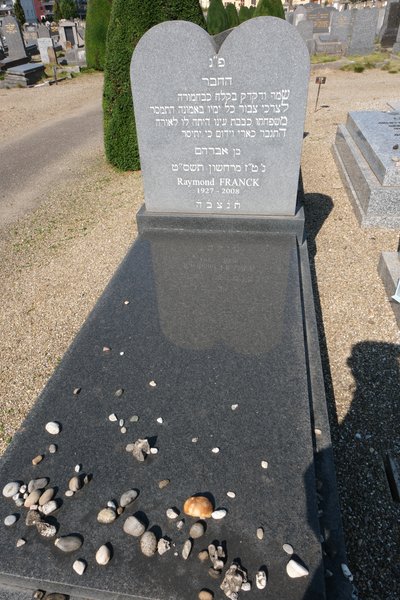 Grabstein von Franck Raymond