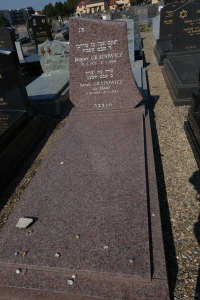 מצבת Gradowicz Jacques