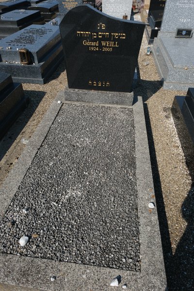 شاهدة قبر Weill Gérard
