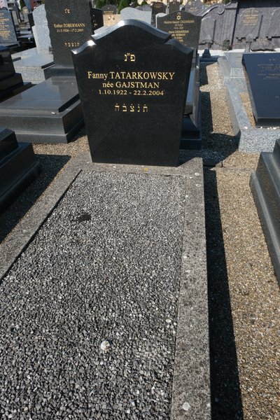 Lápide de Tatarkowsky Fanny