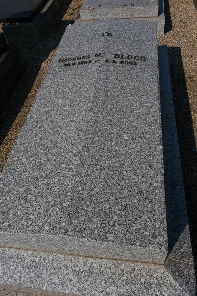 Grabstein von Bloch Georges