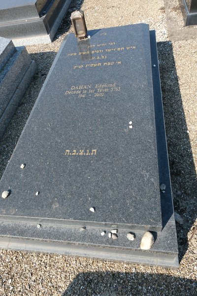 شاهدة قبر Dahan Edmond